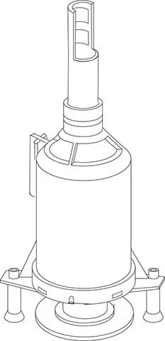 Flush valve with rubber gasket, cisterns Linea, W 285/350/444/900, AP210/AP240