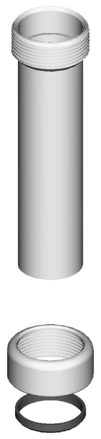 Threaded tube Ø 40 mm