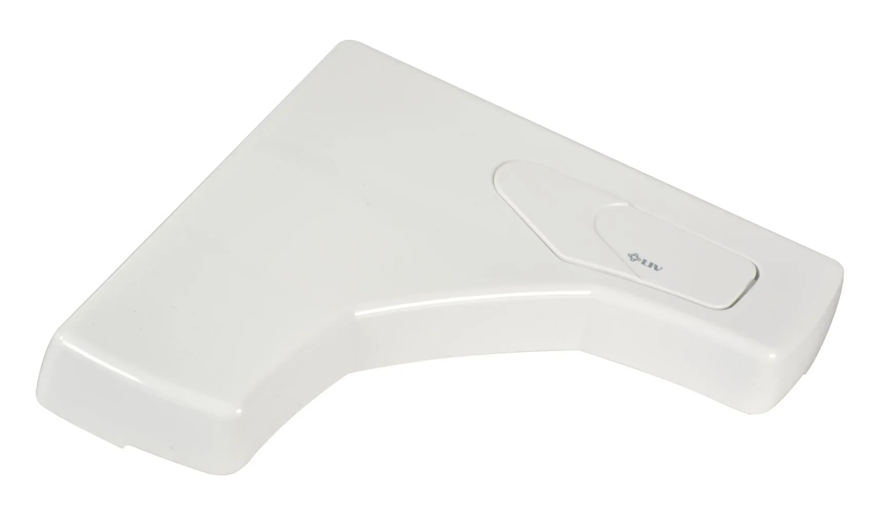 Cistern cover with a function button, cistern Linea, white