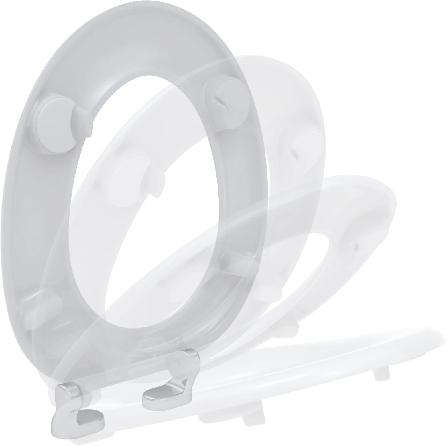 Toilet seat CARE, white