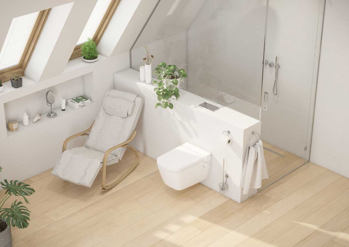 Concealed Cistern for Low Installation Heights