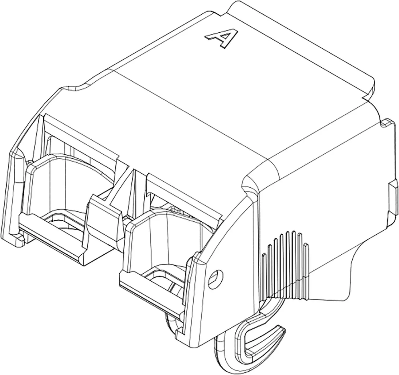 Clamp with control hooks, cisterns 3800/380, mechanical