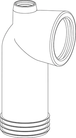 WC discharge elbow 301K