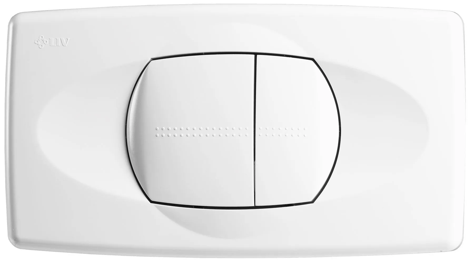 Flushing plate TORNADO DUO, white