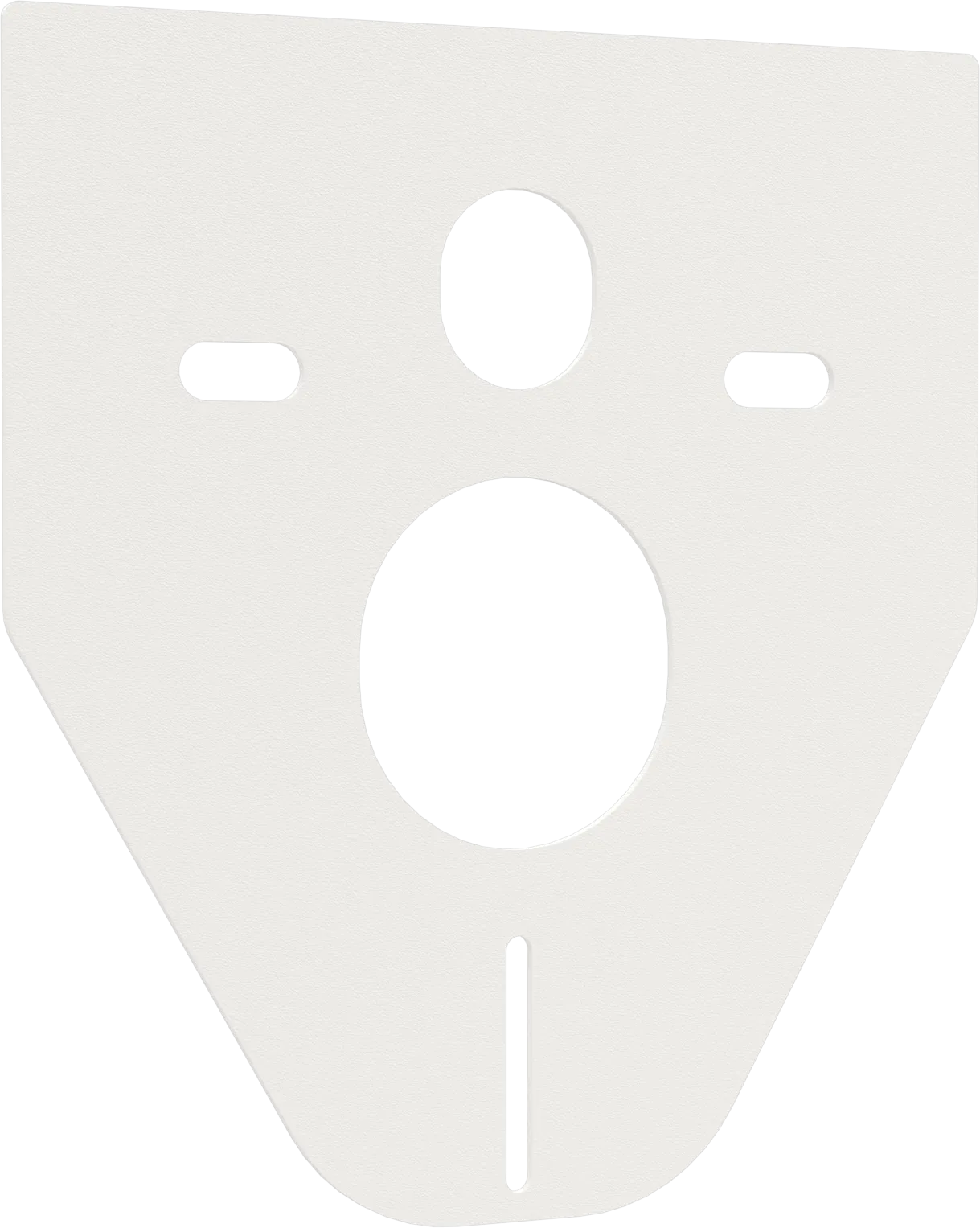 Insulation set for wall hung toilet bowl and bidet