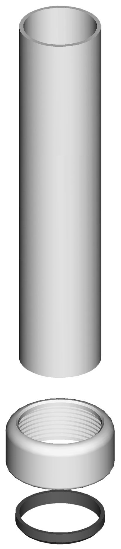 Straight tube Ø 40 mm