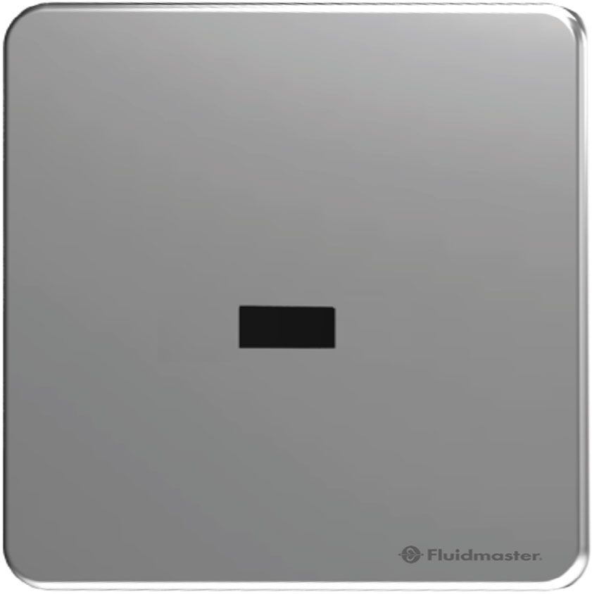 TECH, IR urinal flush plate, 9 V, stainless metal