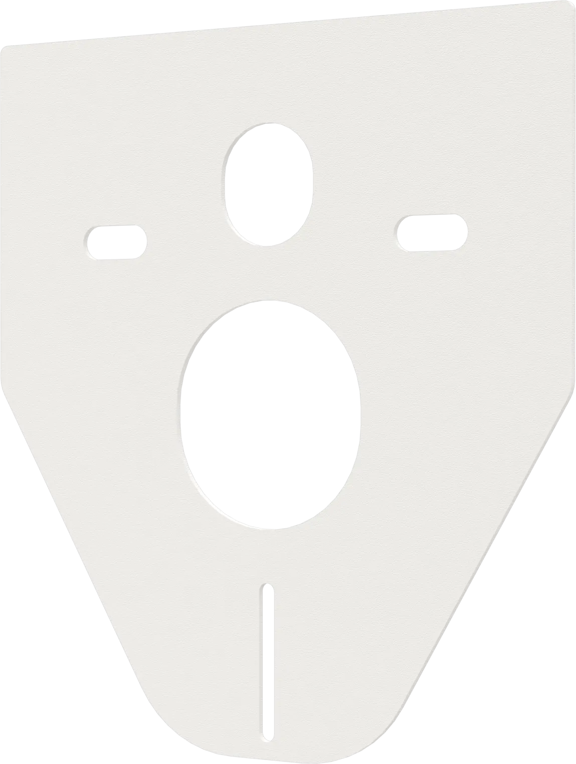 Insulation set for wall hung toilet bowl and bidet