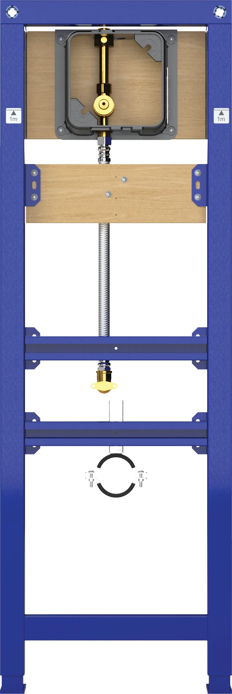 Urinal frame 380 MECH.PL