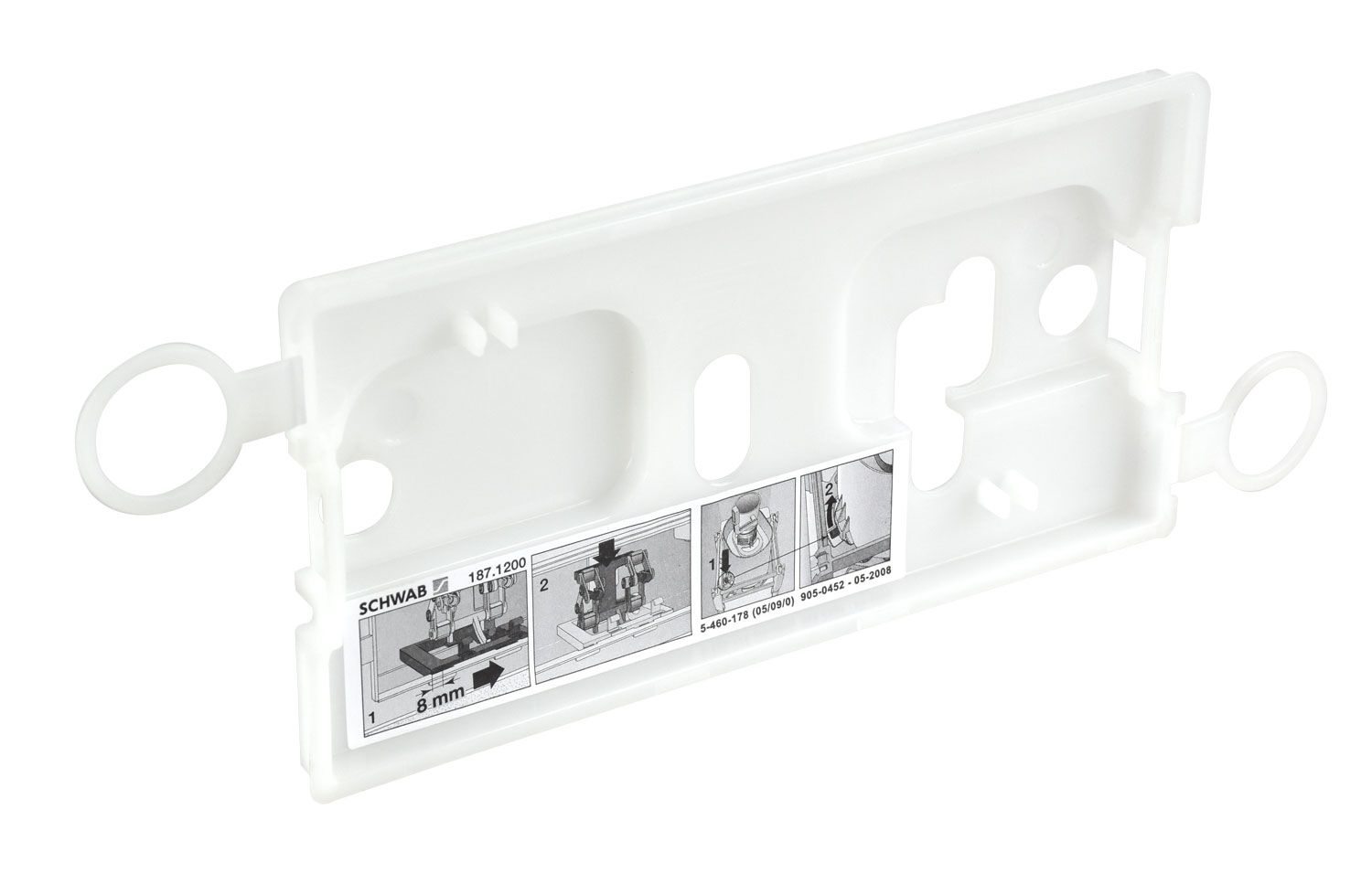 Inspection opening protection set, front