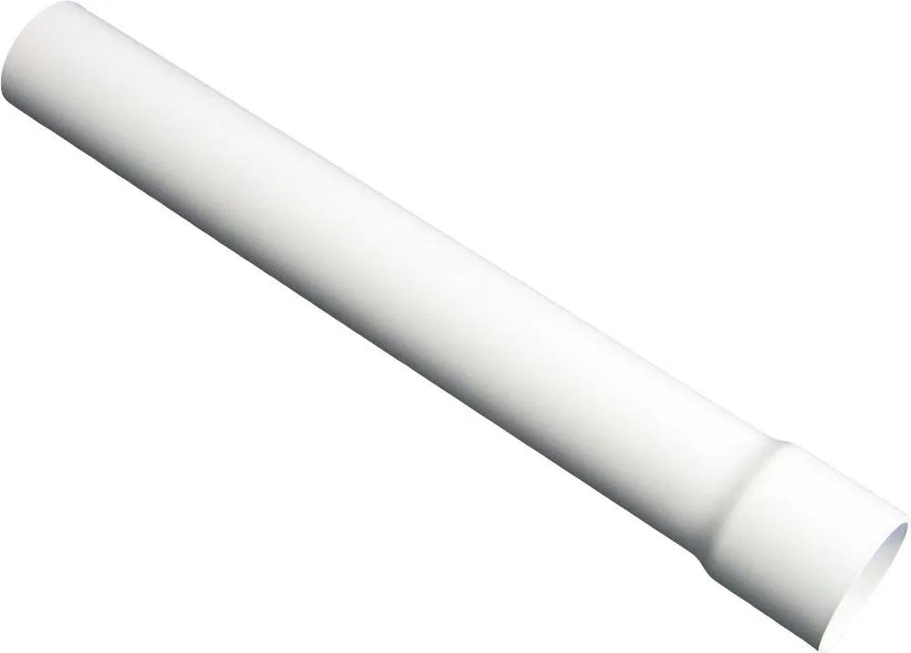 Straight tube 340 mm, white