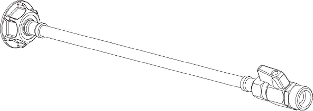 FLEXIBLE CONNECTION TUBE, G 1/2 INTERIOR