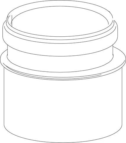 Adapter reduction piece Ø 90/110 mm