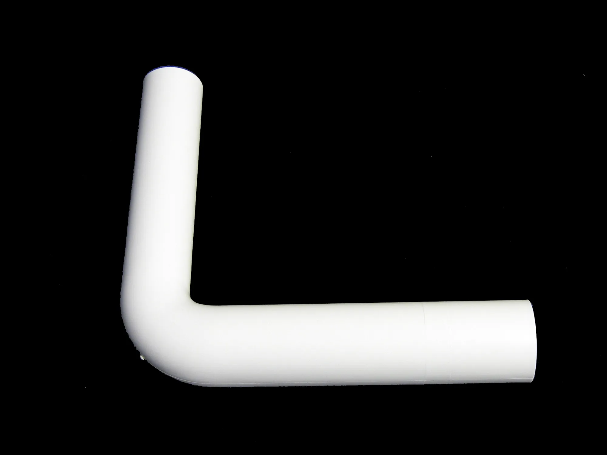 Flush pipe elbow, 230 x 210 mm, white