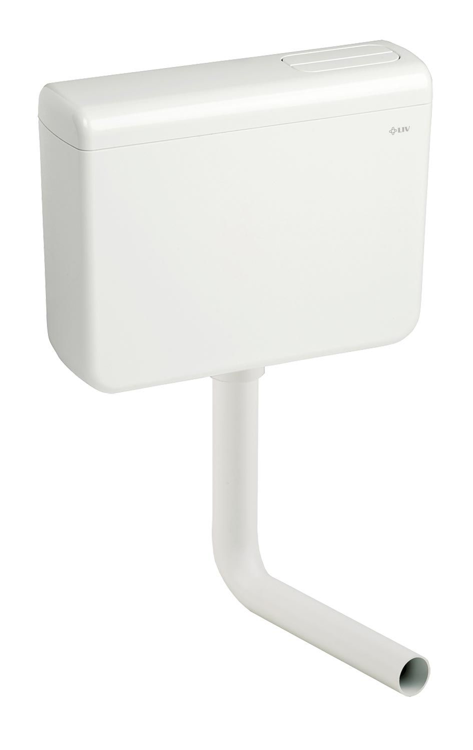 Exposed cistern CORAL DUO, white