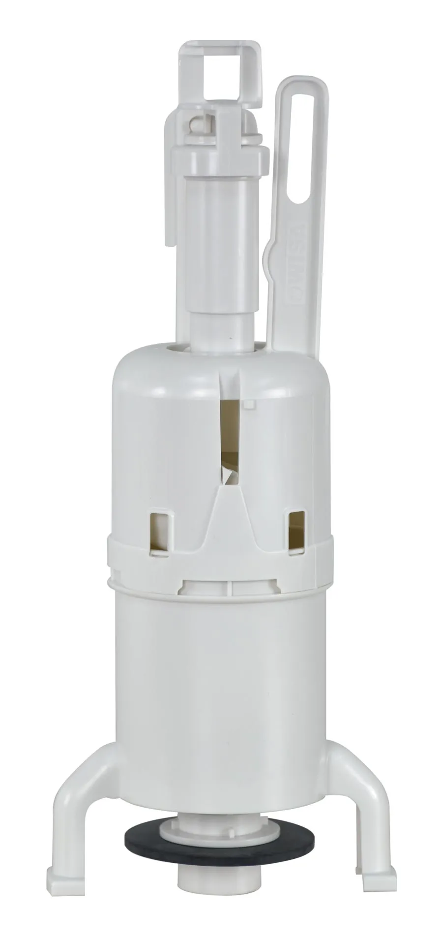 Flush valve with rubber seal