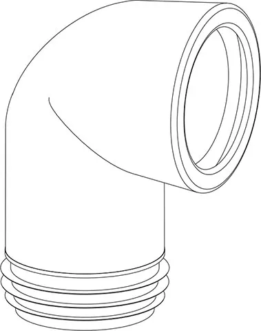 WC discharge elbow 303B